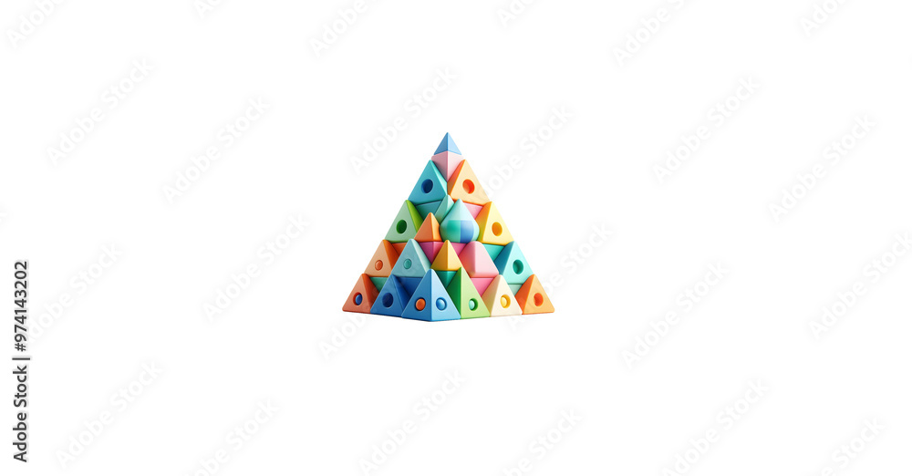Vibrant Colorful Geometric Shapes Abstract 3D Pyramids Design | Modern Art Background Vibrant Colorful Geometric Shapes Abstract 3D Pyramids Design | Modern Art Background