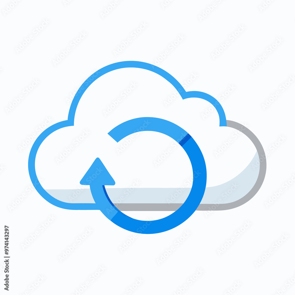 cloud computing architecture icon illustration cloud computing architecture icon illustration