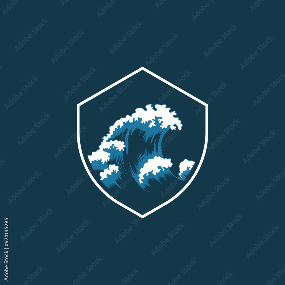 wave logo vector wave logo vector