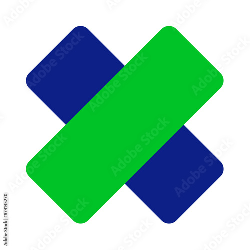 Band aid Icon Filled Duo-Tone Style