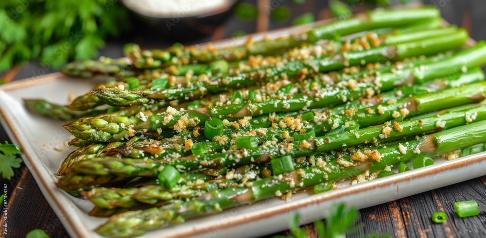 Garlic Parmesan Asparagus. Garlic Parmesan Asparagus.