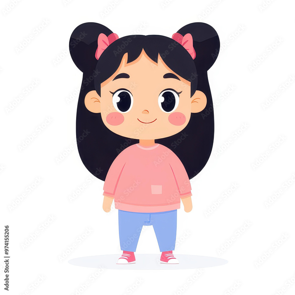 Meet a young girl with a blend of humor and sadness, crafted in a fun, flat D style perfect for captivating tales. Meet a young girl with a blend of humor and sadness, crafted in a fun, flat D style perfect for captivating tales.