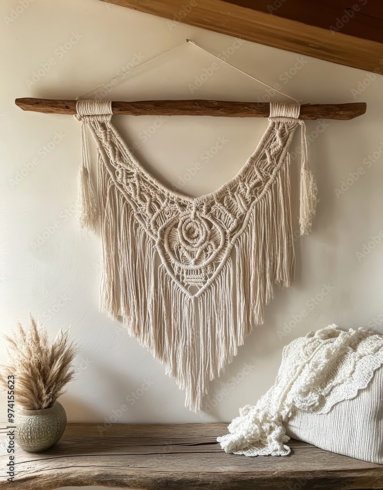 wall hanging macrame, for rustic home, rural style wall hanging macrame, for rustic home, rural style