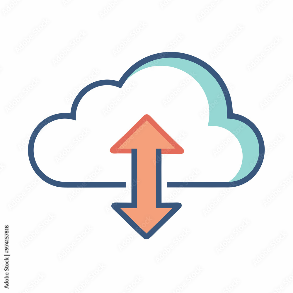cloud computing illustration cloud computing illustration