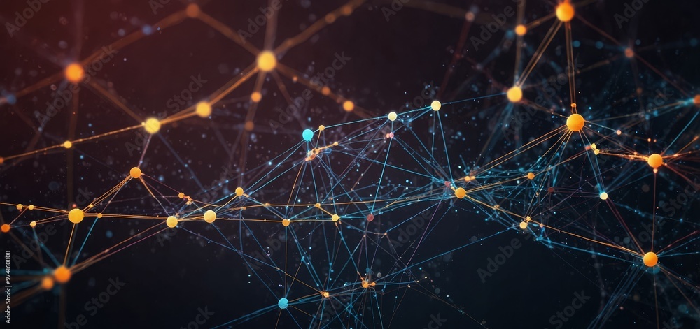Abstract digital background of points and lines. Plexus. Big data. Network or connection. Abstract technology science background Abstract digital background of points and lines. Plexus. Big data. Network or connection. Abstract technology science background