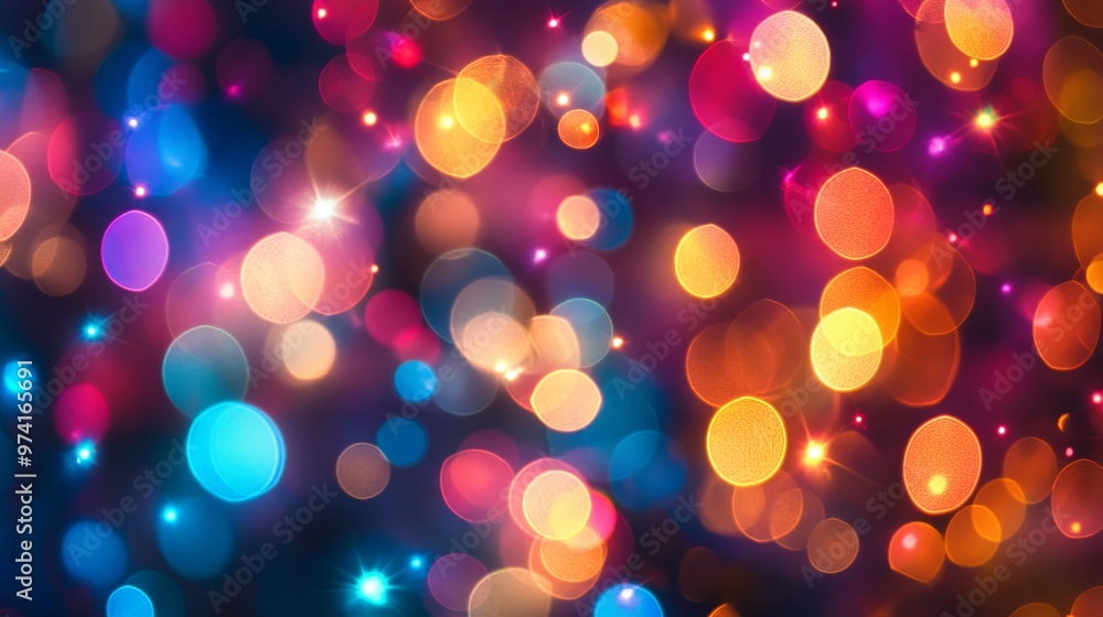 Colored background with bokeh Colored background with bokeh