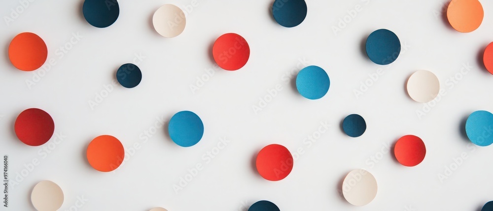 Background with minimal geometric shapes, such as small circles or squares, arranged sparsely on a white background. Background with minimal geometric shapes, such as small circles or squares, arranged sparsely on a white background.