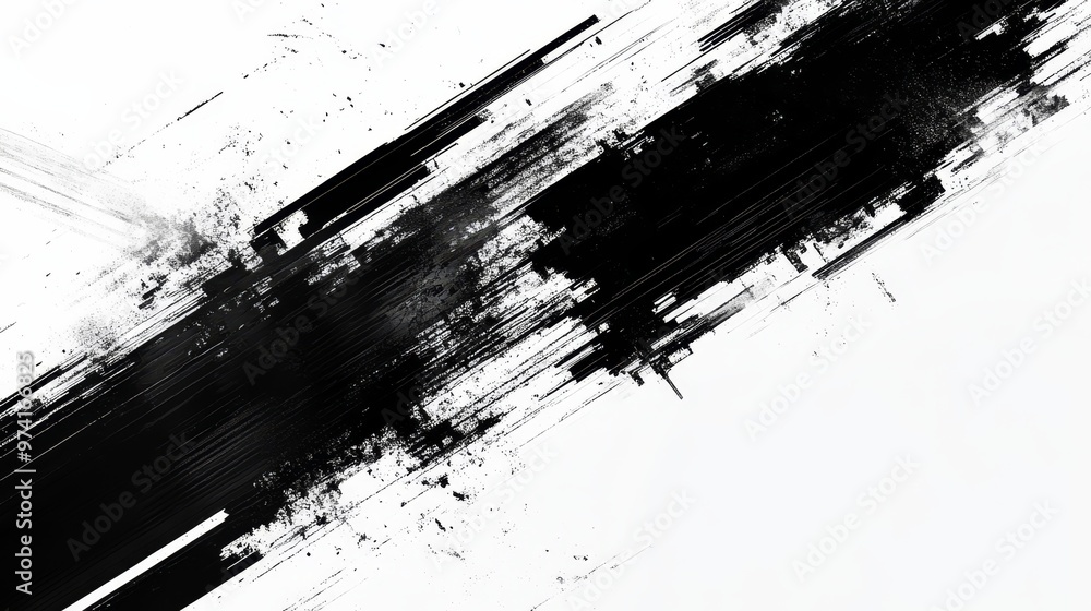 Abstract Black and White Diagonal Brushstrokes, black , white , brushstrokes , diagonal Abstract Black and White Diagonal Brushstrokes, black , white , brushstrokes , diagonal