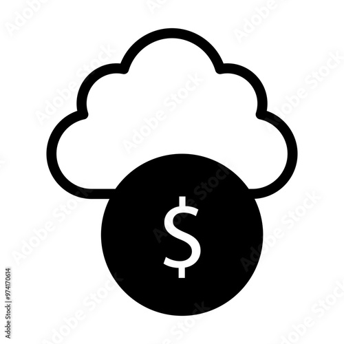 cloud with money