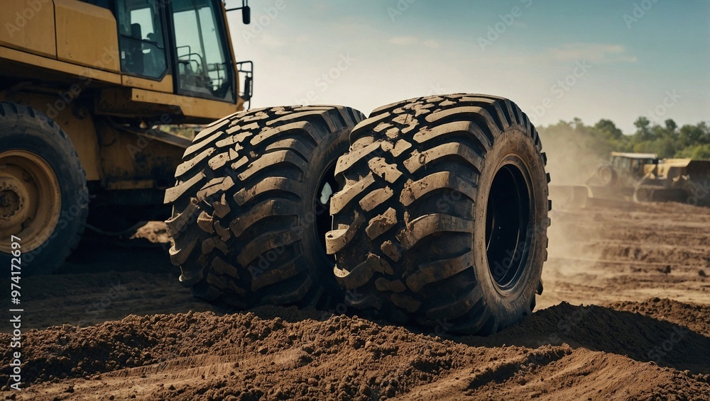 Massive heavy-duty tires