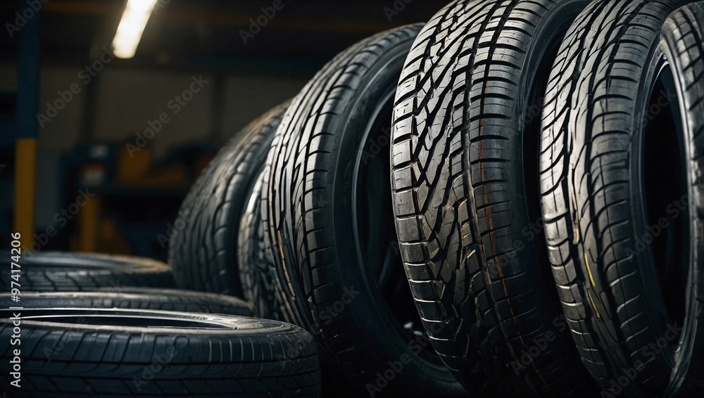 tires in a row