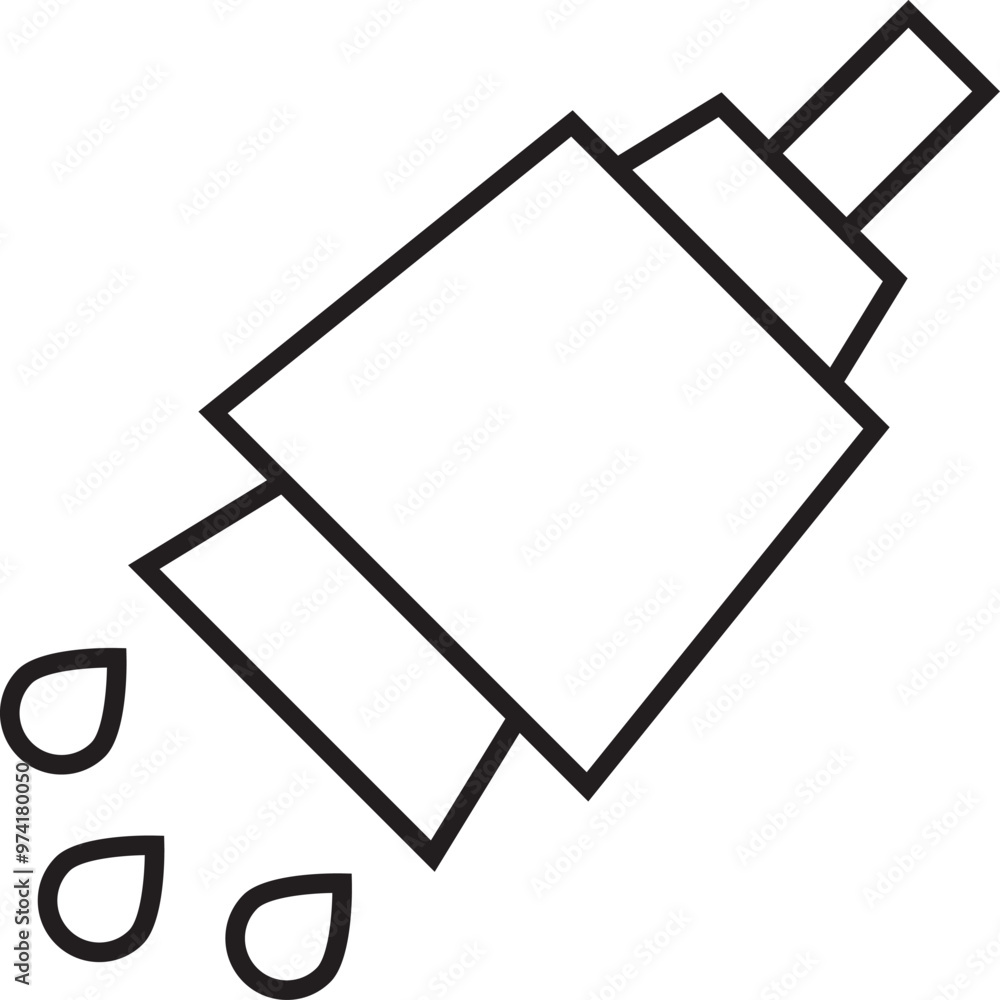 Shower Isolated Line Icon for Design, Apps, Interface, Infographics Shower Isolated Line Icon for Design, Apps, Interface, Infographics