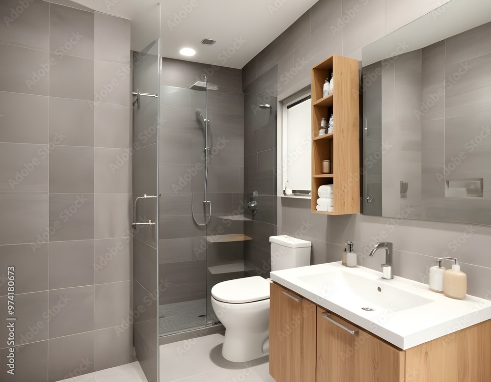 a bathroom with a shower and a sink with a shower head. a bathroom with a shower and a sink with a shower head.