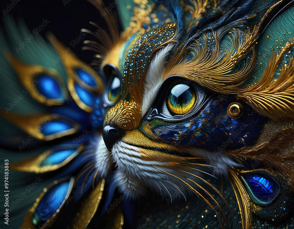 Close-Up of Digital Art Creations Close-Up of Digital Art Creations