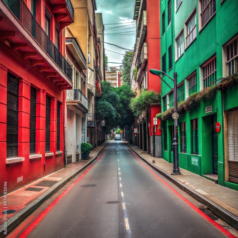 Obraz premium Colorful street