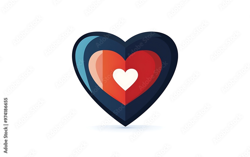 Empower Love: Anti-Bullying Shield Logo Design with Heart Symbol on Clean White Background Empower Love: Anti-Bullying Shield Logo Design with Heart Symbol on Clean White Background