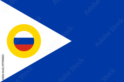 Flag of Chukotka Autonomous Okrug (Russian Federation, Russia)