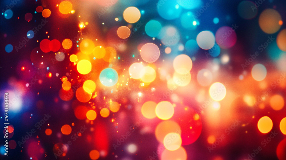 abstract orange bokeh background, background of abstract glitter lights. gold and black. de focused. banner.