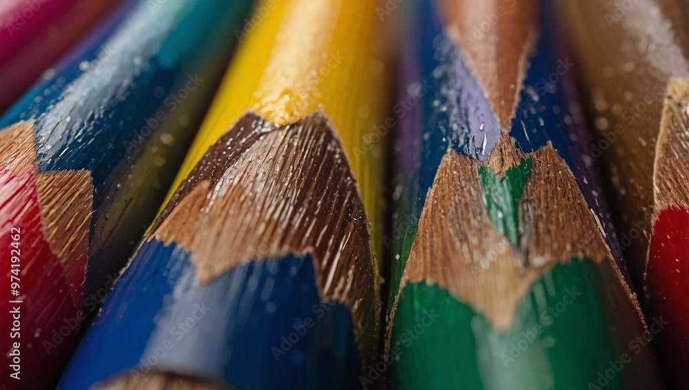 pencils on a table