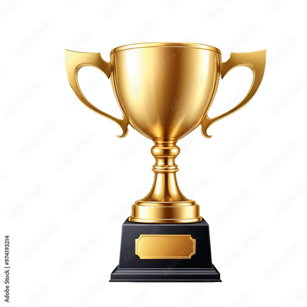 Golden Champion Cup, isolated, transparent background, no background. PNG. Golden Champion Cup, isolated, transparent background, no background. PNG.