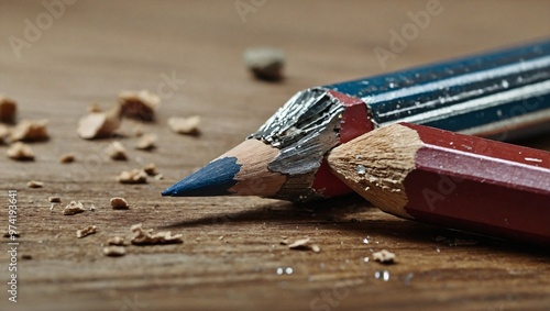 Obraz na płótnie pen and pencil w salonie
