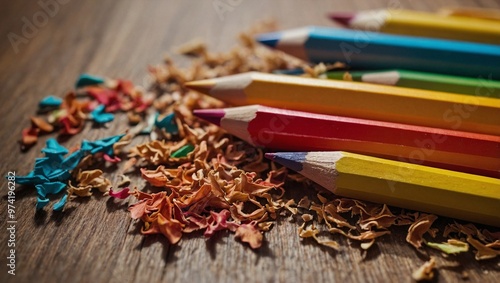 Obraz na płótnie pencils in a basket w salonie