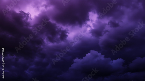 storm purple clouds