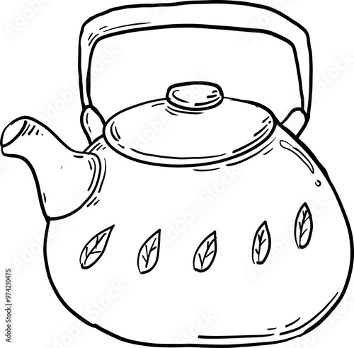 sketch teapot