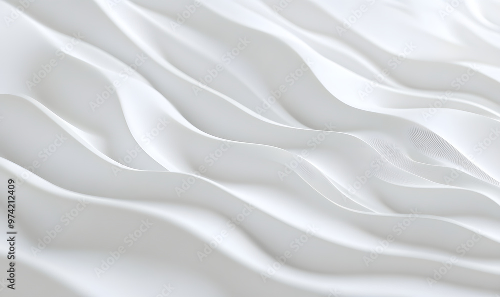 Minimalist style pure white wave world wallpaper Minimalist style pure white wave world wallpaper