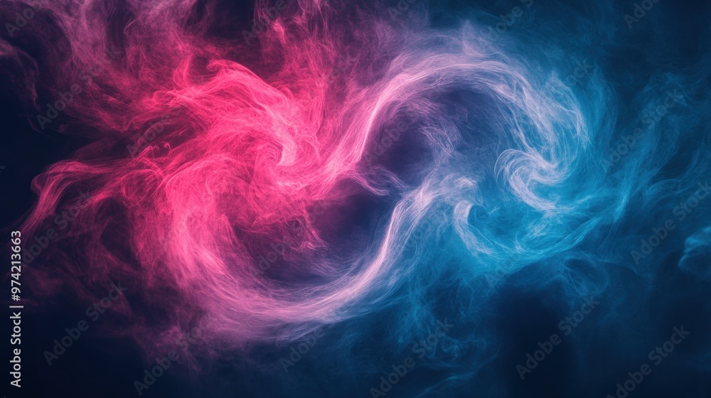 abstract background with pink blue red color clouds on a dark background abstract background with pink blue red color clouds on a dark background