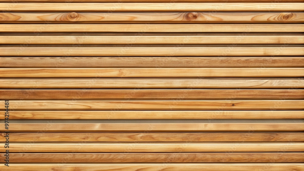 Wood lath wall paneling with horizontal slats seamless pattern for background Wood lath wall paneling with horizontal slats seamless pattern for background