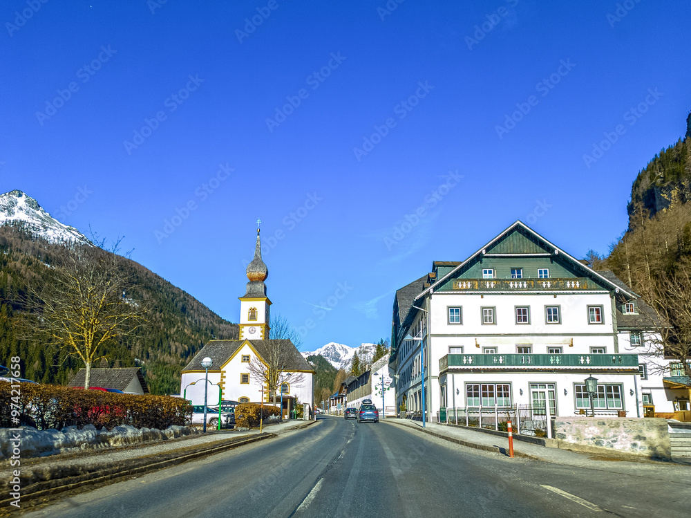 Obraz premium Tweng village, Austria