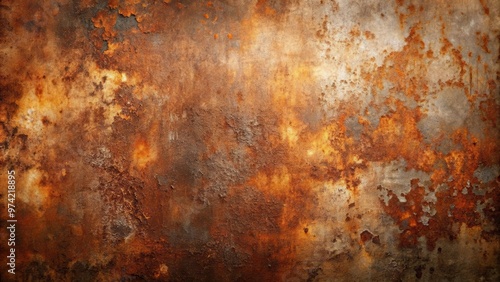 Rusty scratched oxidized metal texture background ideal for grunge designs