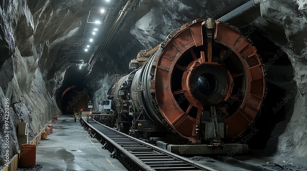 Tunnel Construction with Machinery Tunnel Construction with Machinery