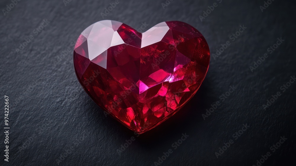 Red Heart Gemstone Red Heart Gemstone