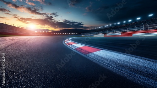 Race Track Sunset