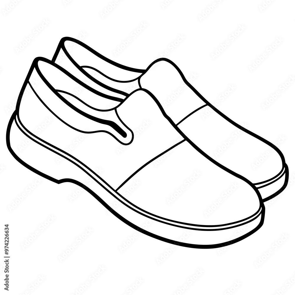 summer shoes outline coloring book page line art drawing summer shoes outline coloring book page line art drawing