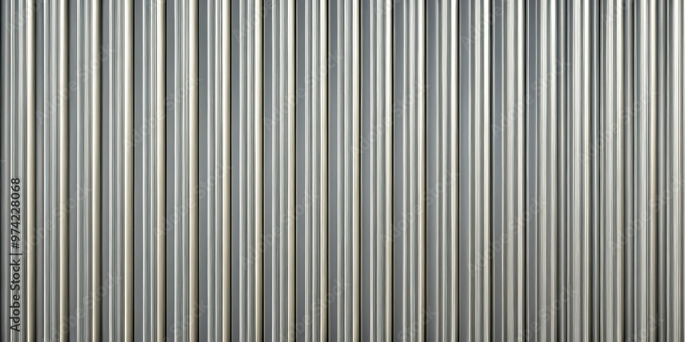 Fototapeta premium Seamless background of corrugated sheet metal texture perfect for industrial designs