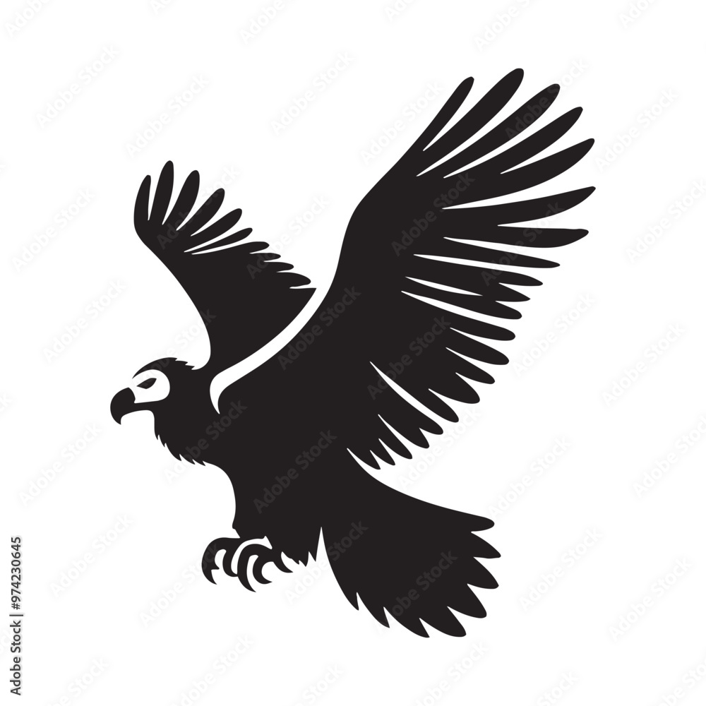Creative condor silhouette for unique digital and print projects - Condor black vector
Creative condor silhouette for unique digital and print projects - Condor black vector