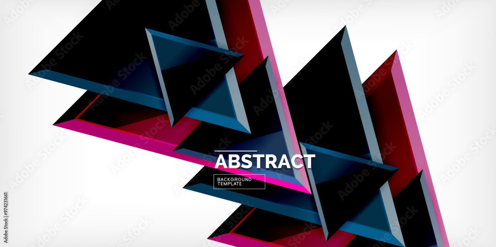Triangle glass shapes geometric abstract background. Vector Illustration For Wallpaper, Banner, Background, Card, Book Illustration, landing page Triangle glass shapes geometric abstract background. Vector Illustration For Wallpaper, Banner, Background, Card, Book Illustration, landing page
