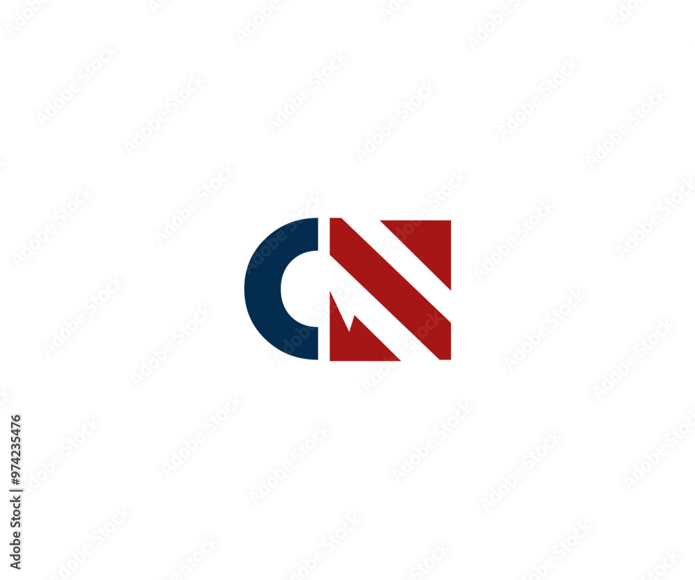 Creative C & N Mountain Icon ... Creative C & N Mountain Icon ...