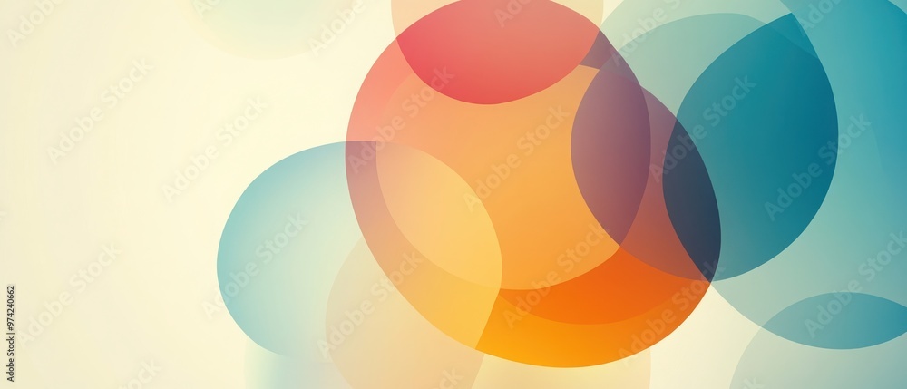 Background with soft overlapping circles and lines, symbolizing connectivity and growth in a business context. Background with soft overlapping circles and lines, symbolizing connectivity and growth in a business context.