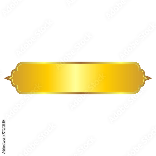 gold text frame