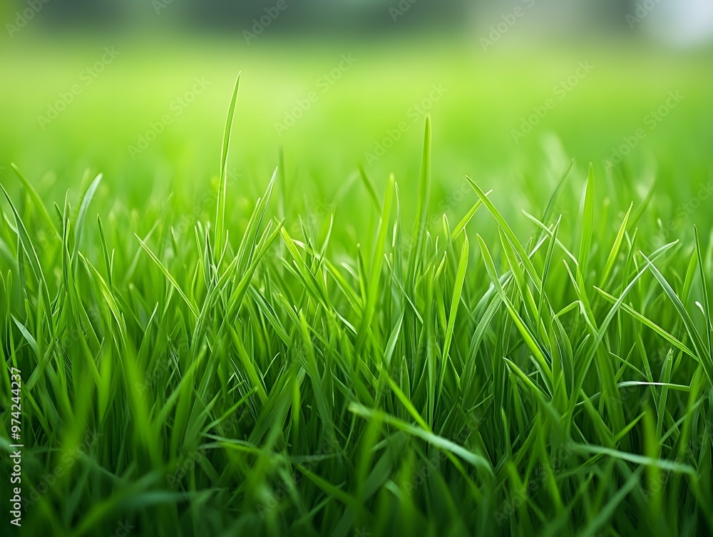 Close-up shot of fresh green grass Close-up shot of fresh green grass
