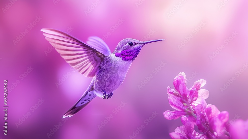 Naklejka premium pink flower