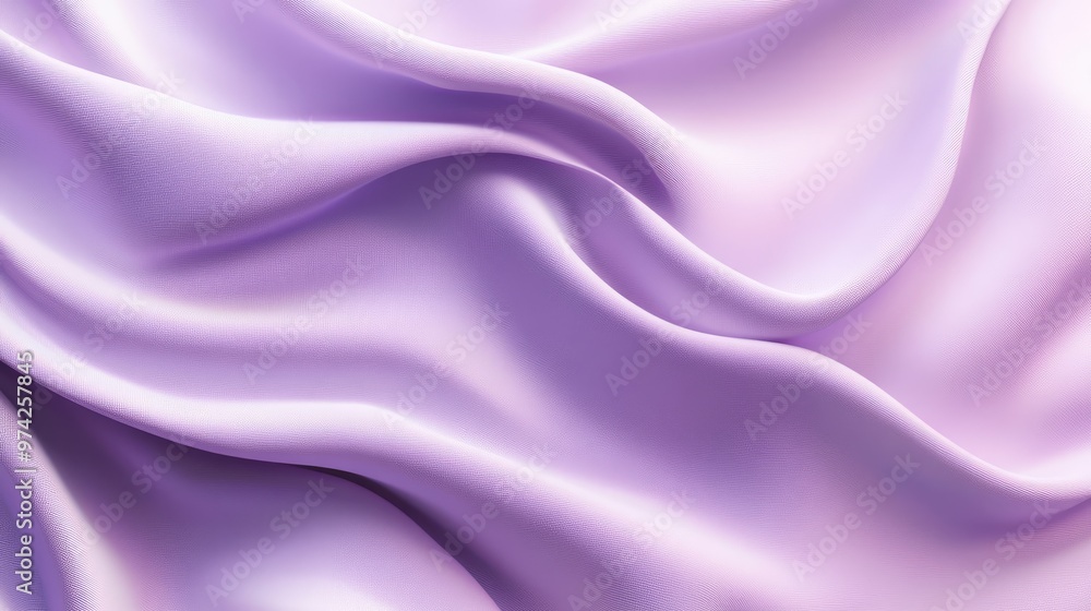 Obraz premium Soft light purple background with smooth surface and gentle shadows, offering a serene and elegant visual space for design projects