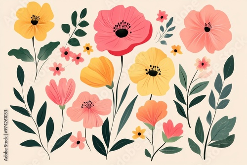 Wallpaper Mural Unique assortment of cards to celebrate international women’s day. Innovative march 8 artwork showcasing floral elements, text options, and stylish accents. Ideal for print and social media Torontodigital.ca