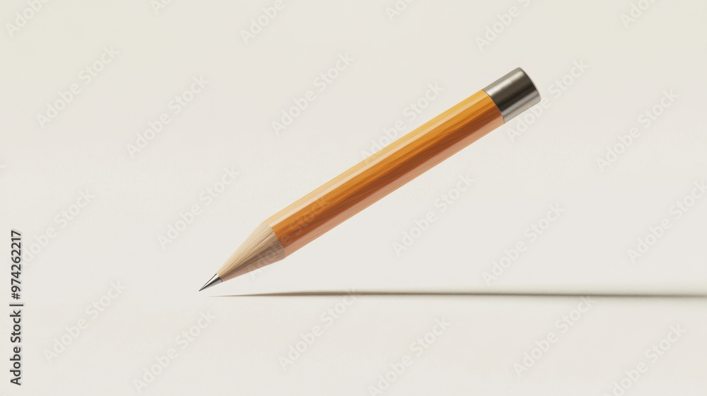 Pencil On White. Pencil On White.