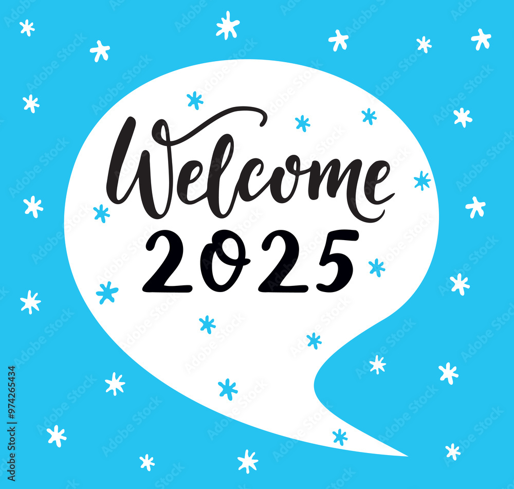 2025. Design card on pastel background. New year concept. Sketch illustration. Hand calligraphy lettering 2025. Design card on pastel background. New year concept. Sketch illustration. Hand calligraphy lettering