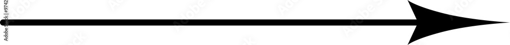 Futuristic Y2K arrow straight line geometric shape Futuristic Y2K arrow straight line geometric shape